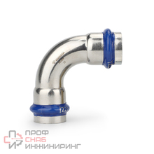 Угольник 90° двухраструбный Varmega Inox Press 22x22