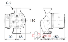 Насос Grundfos UPS32-100 180 1x230V 50Hz 9H