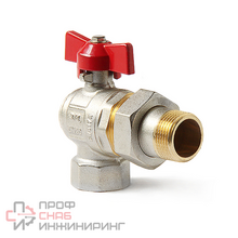 Кран шаровой угловой с американкой ViEiR 1"