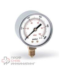 Манометр Watts радиальный на газ F+R260 (MRSC) 63 0-60 мбар