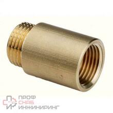 Удлинительная гайка латунная 1/2" г/ш-100 мм TIM