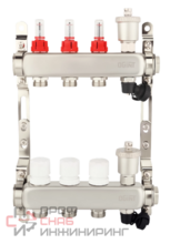 Группа коллекторная Ogint нерж расход 1" м/м 7в 3/4" ЕК н/р в/к