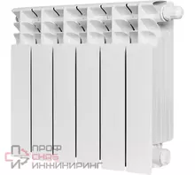 Радиатор отопления Stout TITAN VENTIL 350 9 секций радиатор биметаллический нижнее правое подключение (белый RAL 9016)