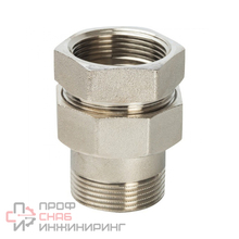 Разъемное соединение американка STOUT ВН никелированное уплотнение под гайкой 3/8