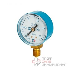 Манометр Росма ТМ-210Р.0 (0-2,5MPa) 12x1,5.2,5.Газ (ч/к)