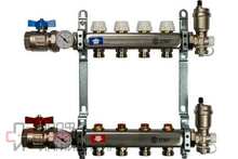 Коллектор Stout SMS из нержавеющей стали без расходометров 4 выхода