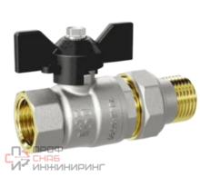 Шаровой кран LD шар лат Pride нк Ду32 Ру25 м/амер полн баб LD 47.32.В-ГШ.Б