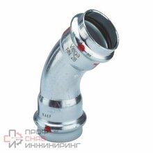 Угол Prestabo 45° с SC-Contur, 22 мм Viega