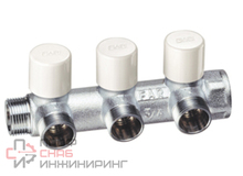 Балансировочный коллектор FAR 3/4" 3 отвода евроконус 1/2" аналог FK 3870 3412