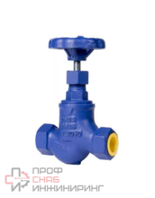 Вентиль запорный сальниковый Zetkama DN050, PN16, корпус - чугун GJL-250 (GG25)  ВР/ВР, штурвал