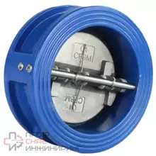 Клапан обратный Benarmo чугун 2/ств Ду125 Ру10/16 м/фл ств/нерж 2