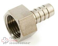 Переходник 14-1/2" General Fittings 2600, штуцер-резьба, вн., латунь никелированная