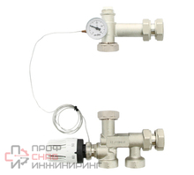 Насосно-смесительная группа Uni-fitt SOLOMIX MINI с накидной гайкой 1", без насоса