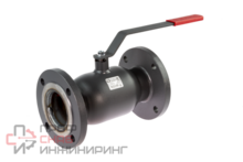 Кран шаровой Ридан JiP-R Standard FF Ду25 фланцевый, с рукояткой стандартным проходом