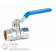 Кран шаровой полнопроходной GENEBRE 3021 06, DN025, PN40, корпус - латунь, шар - латунь, уплотнение шара - PTFE, ВР/ВР, рукоятка-рычаг