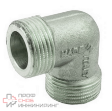 Угольник 90°, НН, 3/4", 3/4", TIN латунь ELSEN