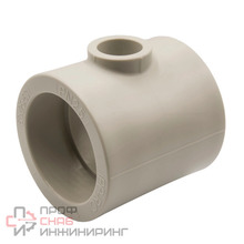 Тройник переходной 63х20х63 EVER® plast серый