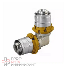 Угольник МП пресс латунь Дн25х90гр Uponor