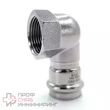 Уголок 90° с переходом на наружную резьбу 22×1/2" "VER-PRO" (50/5шт)