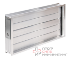 Воздушный клапан Shuft DRr 1000х400 с подставкой под электропривод