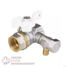 Кран шаровой Aquasfera латунь спуск Ду15 Ру40 м/м полн баб 1113-01