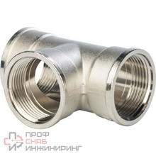 Тройник ВВ никелированный 1 STOUT