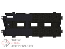 Распределительная гребенка Gidruss MK-60 3D.EPP 1"х1", 3вых., сталь черная