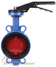 Затвор дисковый поворотный Tecfly с ручкой Ду200 PN16