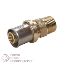 Муфта-пресс с наружной резьбой, латунь, Giacomini RM107 16х3/8