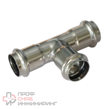 Тройник пресс из нержавеющей стали 22х22х22 пр/пр/пр TIM