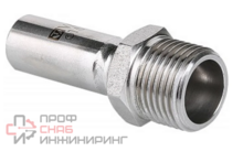 Фитинг Valtec из нержавеющей стали – вставка с наружной резьбой VTI.906.I.003507