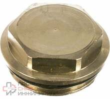 Заглушка 3/4" Rifar никелированная с прокладкой нар. резьба для Monolit 82706AE06