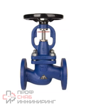 Клапан запорный сталь Ду125 Ру40 фланцевый сильфонный Zetkama