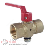 Кран для манометра латунь с рукояткой SantechSystems 11б18бк G1/2"-М20х1,5 Ру16