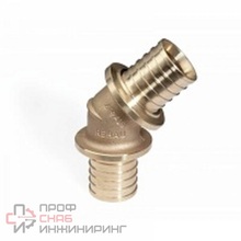 Угольник, 45°, 63, 63, бронза (RX+) Rehau