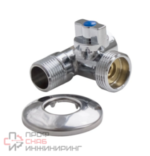 Кран шаровой для подкл. с/т приборов Valfex 1/2"x3/4"x1/2"