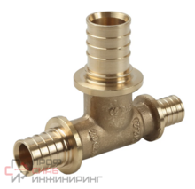 Тройник 25-20-16, Sanext, надвижная гильза-надвижная гильза, латунь