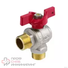 Кран шаровой Aquasfera латунь 1010 Euro нк Ду15 Ру40 р/р полн угл баб 1010-01