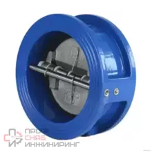 Клапан обратный Benarmo чугун 2/ств Ду40 Ру10/16 м/фл ств/нерж 2