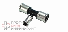 Тройник Henco переходный уменьшенный в центре ПВДФ пресс 32x20x32
