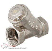 Фильтр сетчатый никелированный Баз Ду15 А50 угловой газ