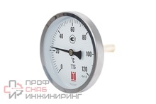 Термометр BD ТБ биметаллический 100Т/150 (0-120С)  G1/2, 1,5 рос