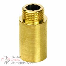 Удлинитель General Fittings 2600 1/2"-1/2" D8 резьба-резьба вн-нар латунь l=40