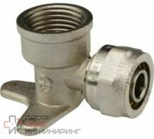 Колено м/пл. настенное AQUALINK ВР 20х3/4