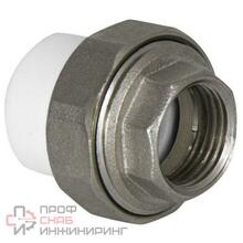 Муфта TEBO бел. PP-R комбин. разъемная (Американка) 20х1" ВР O-ring (10/100)