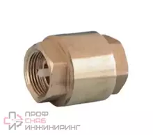 Клапан обратный пружинный GENEBRE 3120 05 DN020 PN12, корпус - латунь, клапан - полиамид, ВР/ВР (на корпусе крупная надпись ITAP)