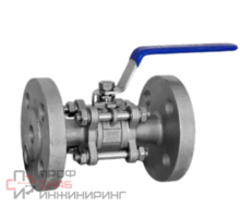 Кран шар нерж 3-х сост Benarmo Ду100 Ру16 фл полн