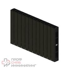 Радиатор биметаллический Rifar SUPReMO Ventil 350/12, правое подкл. (без H-образного узла) Антрацит