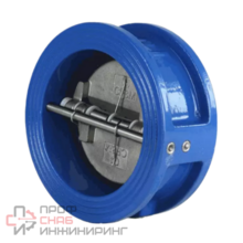 Клапан обр Benarmo чуг 2/ств Ду125 Ру16 м/фл ств/чуг