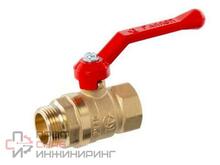 Кран шаровой латунный 3/4 г/ш Галлоп 221 ручка латунь